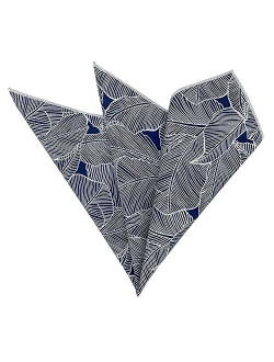 Kebocis Men's Floral Pocket Square Handkerchief for Men