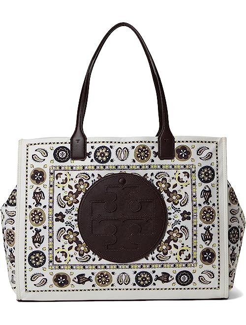 Tory Burch Women Blue Ella Printed Tote