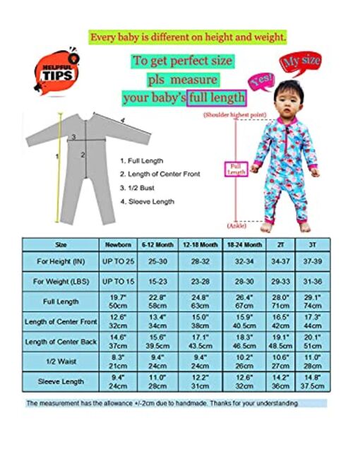 weVSwe Baby Toddler Sun Protection Rash Guard Swimsuit with Crotch Zipper