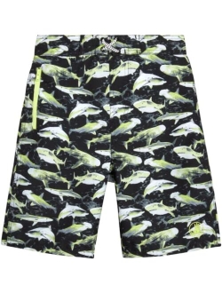 Boys' Swim Trunks - UPF 50  Quick-Dry Board Shorts Bathing Suit (Size: 8-18)