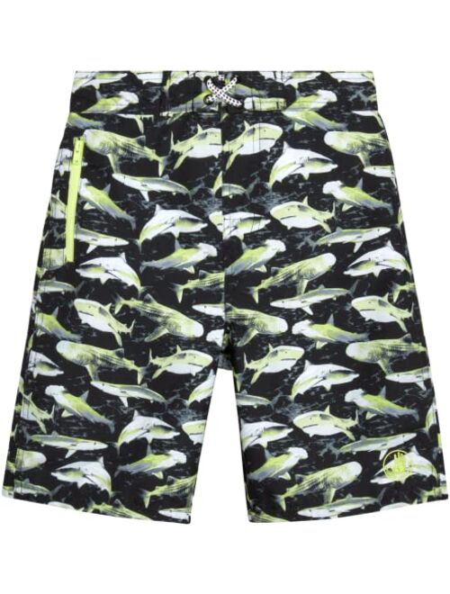 Body Glove Boys' Swim Trunks - UPF 50+ Quick-Dry Board Shorts Bathing Suit (Size: 8-18)