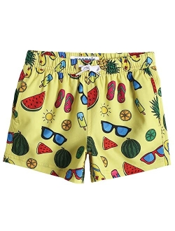 Boys Swim Trunks Stretch Quick Dry Swim Shorts Kids Bathing Suits Toddler Boy Swimsuit Swimwear