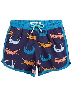 Boys Swim Trunks Stretch Quick Dry Swim Shorts Kids Bathing Suits Toddler Boy Swimsuit Swimwear