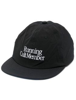 Satisfy embroidered running cap