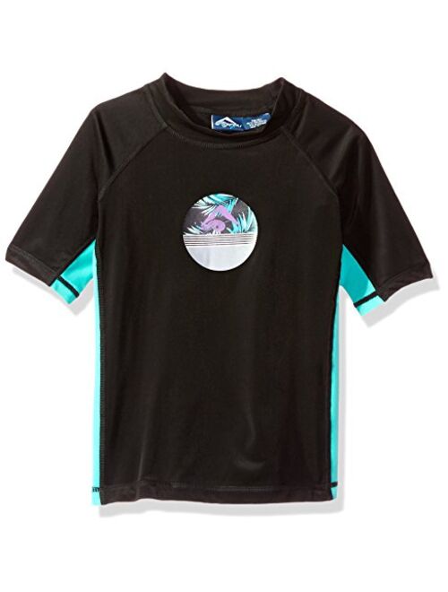 Kanu Surf Boys' Voyage UPF 50+ Sun Protective Rashguard Swim Shirt