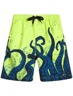 Boys' Swim Trunks - UPF 50  Boys' Bathing Suit - Quick Dry Board Shorts Swimsuit (Sizes: 4-18)