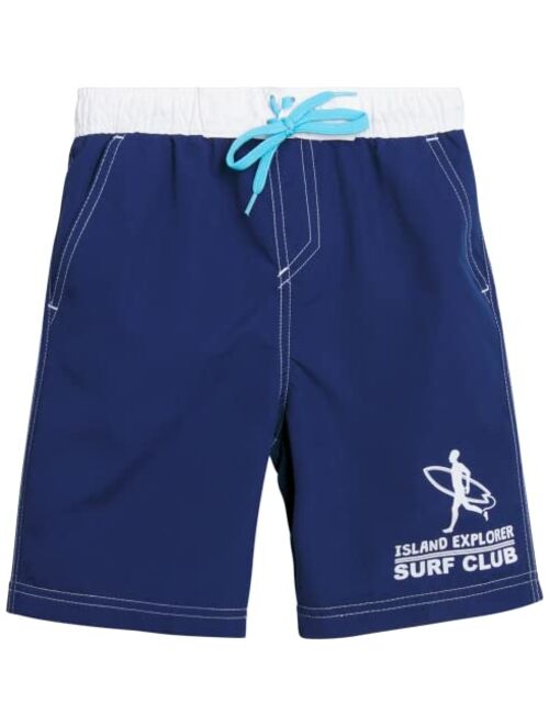 Big Chill Boys' Swim Trunks - UPF 50+ Boys' Bathing Suit - Quick Dry Board Shorts Swimsuit (Sizes: 4-18)