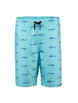 Boys' Printed Pull on Swim Trunks