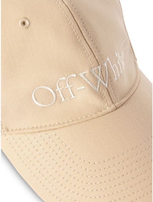 Off-White Bookish embroidered-logo baseball cap