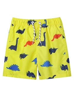 LIZENS Boys Swim Trunks UPF 50+ Quick Dry Beach Bathing Suit Toddler Swimsuit Swimwear