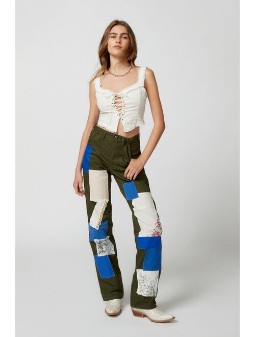 Urban Renewal Remade Embroidered Patched Baker Pant