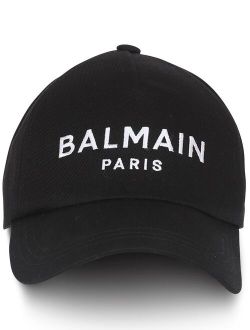 logo-embroidered baseball cap