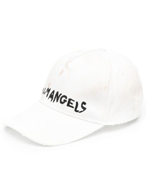 Palm Angels logo-print baseball cap