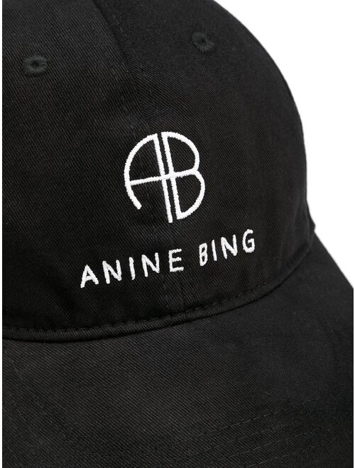 ANINE BING Jeremy embroidered-logo baseball cap