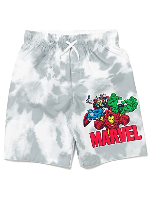 Marvel Avengers Black Panther Captain America Thor Iron Man Hulk Swim Trunks Bathing Suit Toddler to Big Kid