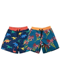 SOLOCOTE Boys Swim Trunks Beach Board Sorts Bathing Swimsuit UPF 50+ Quick Dry Kids Suit