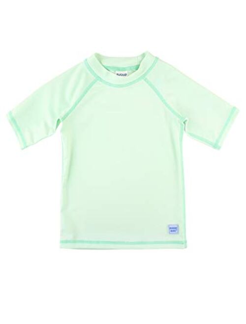 RuffleButts RUGGEDBUTTS Boys Short Sleeve Rash Guard