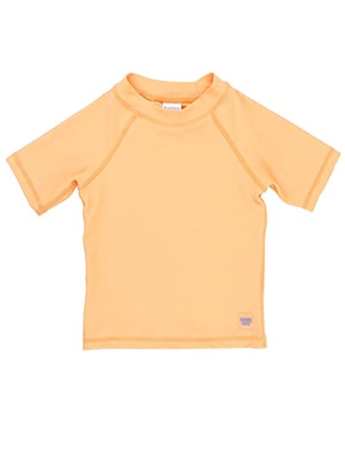 RuffleButts RUGGEDBUTTS Boys Short Sleeve Rash Guard