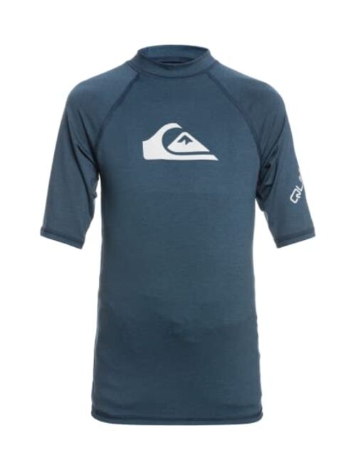 Quiksilver Boys' All Time Short Sleeve Youth Rashguard Surf Shirt