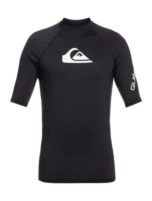 Quiksilver Boys' All Time Short Sleeve Youth Rashguard Surf Shirt