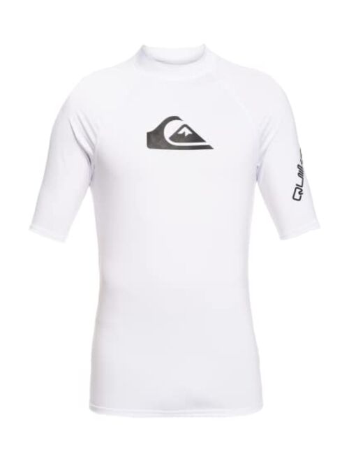 Quiksilver Boys' All Time Short Sleeve Youth Rashguard Surf Shirt