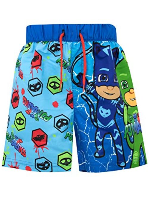 PJ Masks Boys' Catboy Gekko and Owlette Swim Shorts