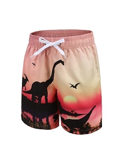 Moon Tree Boys Swim Trunks Kids Quick Dry Beach Boards Shorts Swimsuits Shorts UPF 50+ Sun Protection