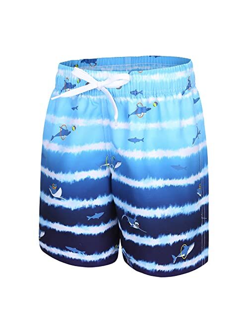 Moon Tree Boys Swim Trunks Kids Quick Dry Beach Boards Shorts Swimsuits Shorts UPF 50+ Sun Protection