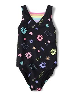 girls One Piece Swimsuit