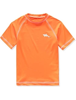 Boys' Rash Guard Short Sleeve Long Sleeve Rashguard Swim Shirt UPF 50