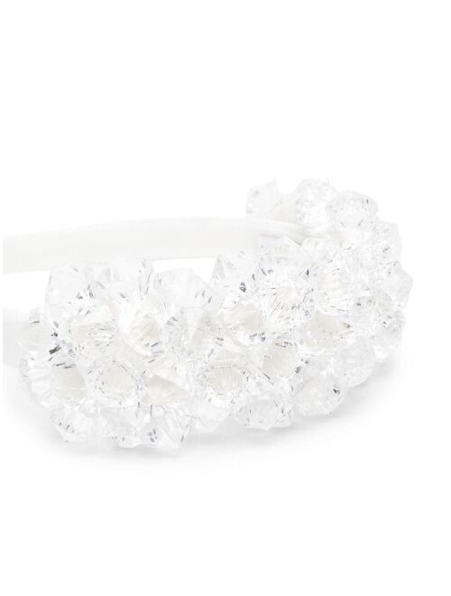 Monnalisa crystal-bead hairband