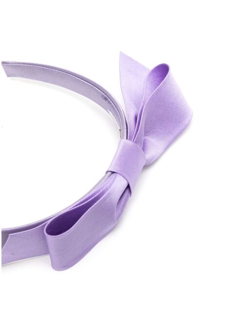 Hucklebones London satin bow head band