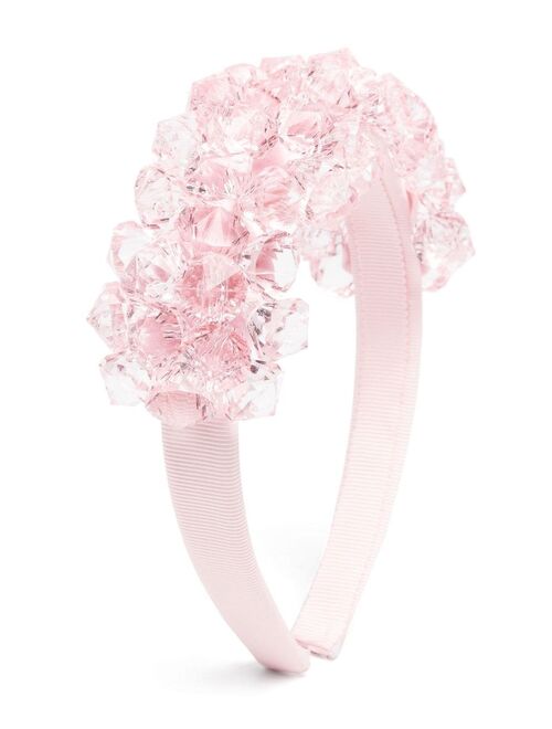 Monnalisa crystal-bead hairband