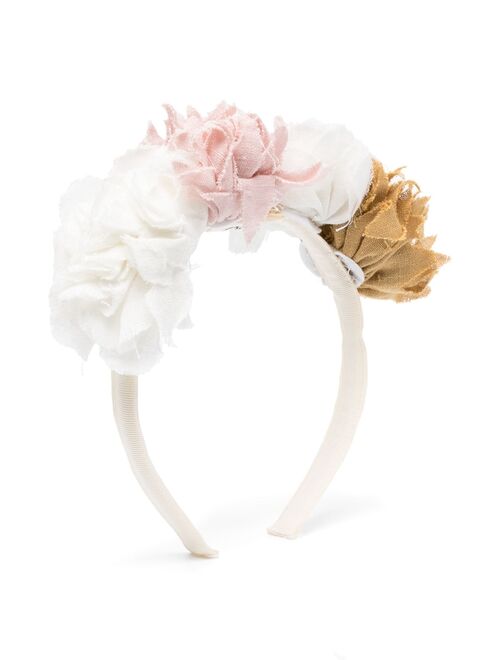 Caffe' D'orzo floral-applique head band