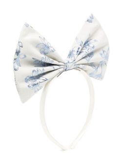 Hucklebones London bow-detail hairband