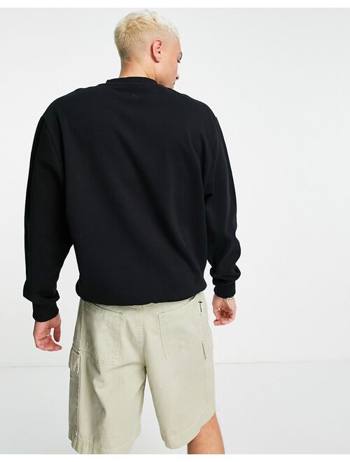 COLLUSION sweatshirt in black