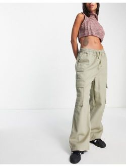 cargo pants in khaki