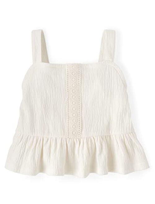 The Children's Place Baby Toddler Girls Peplum Top