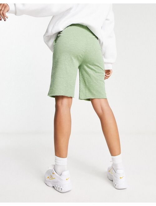 COLLUSION overdyed heather longer length short