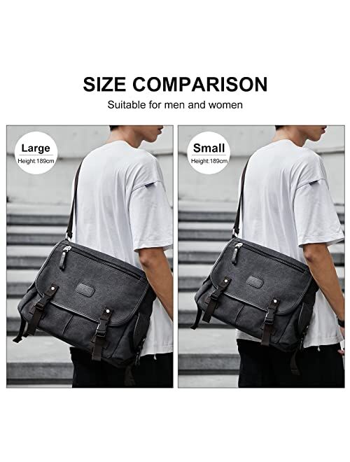 Weplan Messenger Bag Men,Waterproof Crossbody Bag,Satchel Shoulder Bag