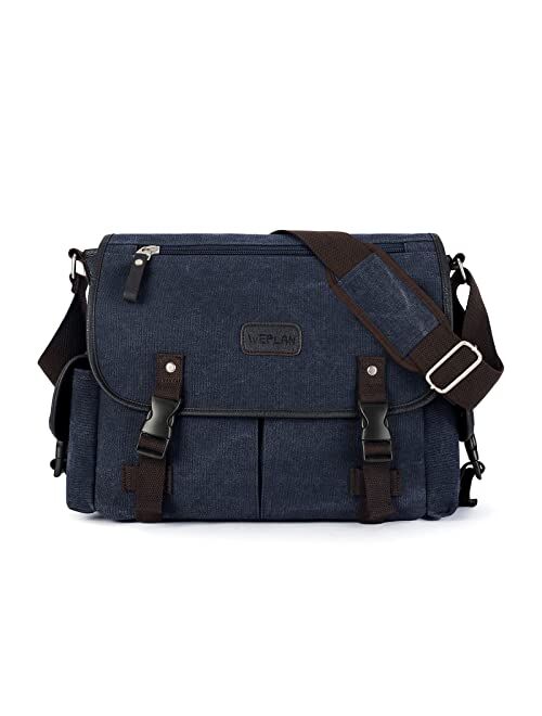 Weplan Messenger Bag Men,Waterproof Crossbody Bag,Satchel Shoulder Bag