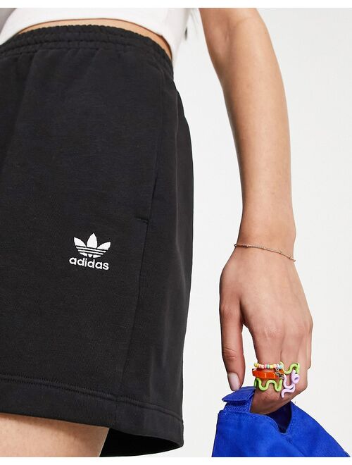 adidas Originals jersey shorts in black