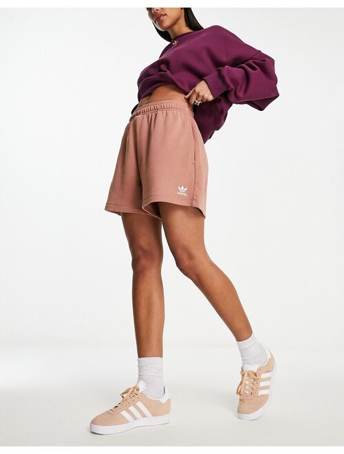 adidas Originals House Of Essentials shorts in brown