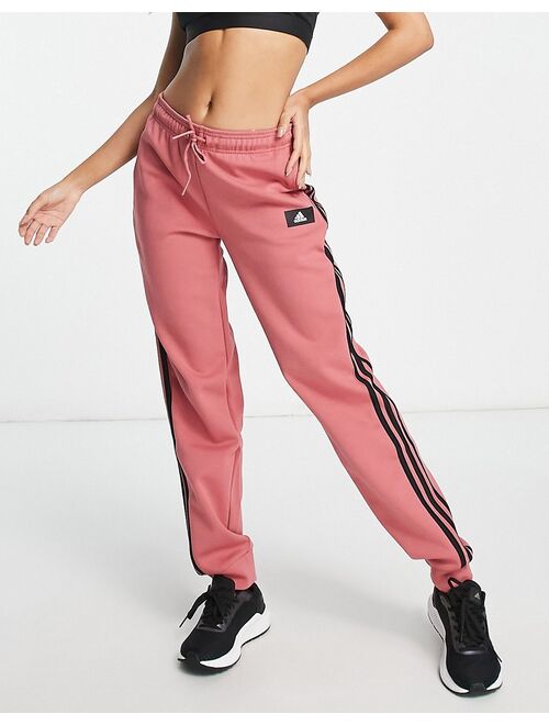 adidas performance adidas Sportstyle Future Icons sweatpants in pink