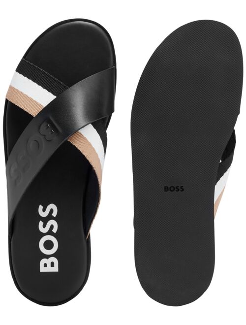 BOSS by Hugo Boss Men's Darrel Slip-On Slide Sandals