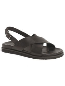 Anthony Veer Men's Cancum Cross Strap Comfort Sandals