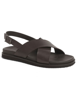 Anthony Veer Men's Cancum Cross Strap Comfort Sandals