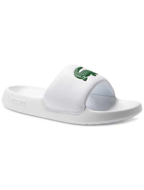 Lacoste Men's Croco 1.0 Slip-On Slide Sandals