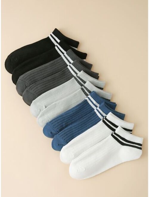 Shein 10pairs Men Expression Pattern Ankle Socks
