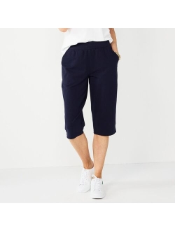 Knit Capri Pants